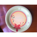 lovely design ceramic omega plate, deep plate